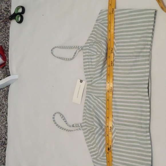 Anthropologie Bustier Top Green, L - Picture 7 of 11